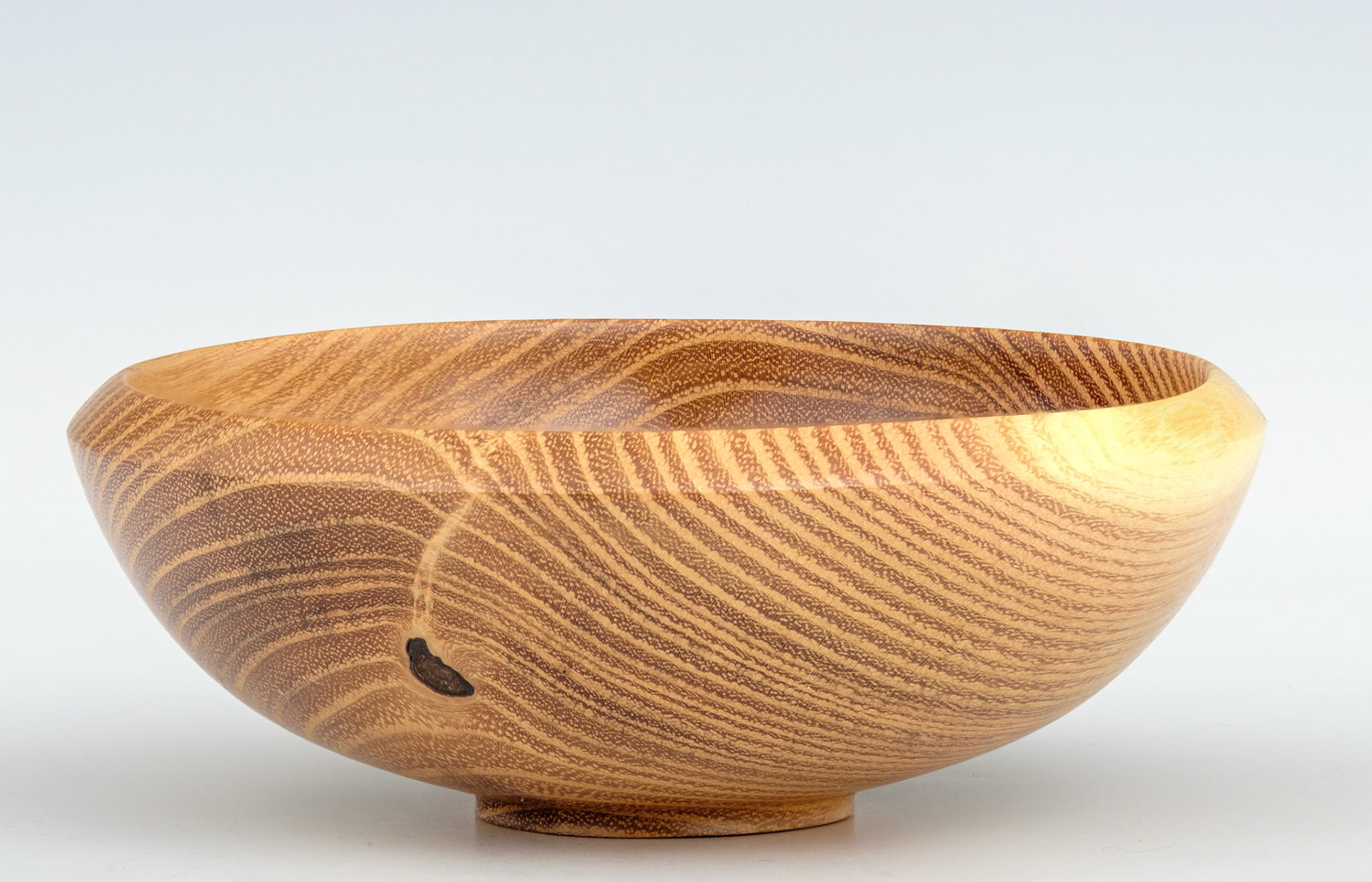 Black Locust Bowl - Diameter: 4 3/8 inches, Height: 1 1/2 inches (D112)