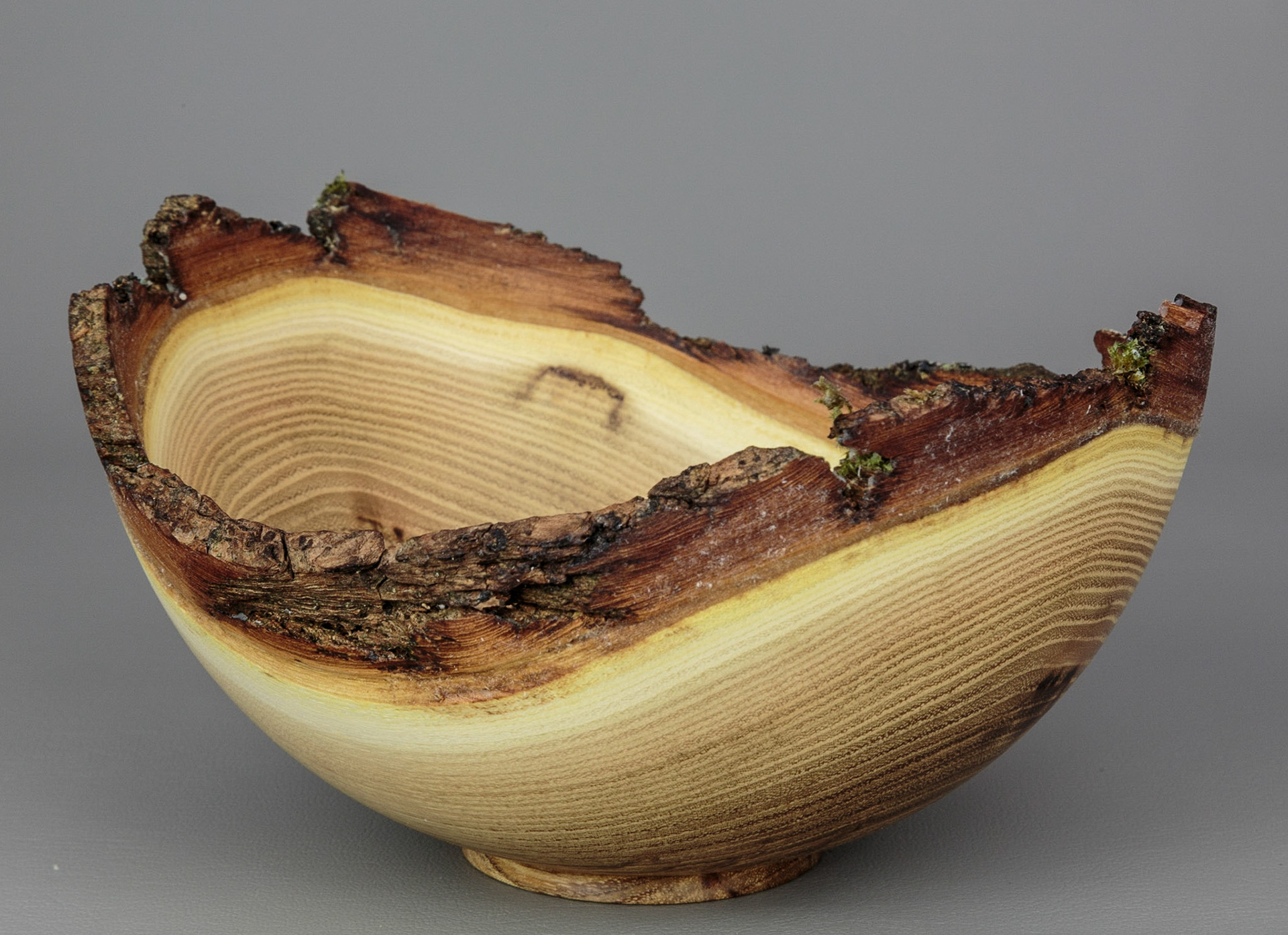 Black Locust Natural Edge Bowl - Diameter: 7 inches, Height: 3 1/2 inches