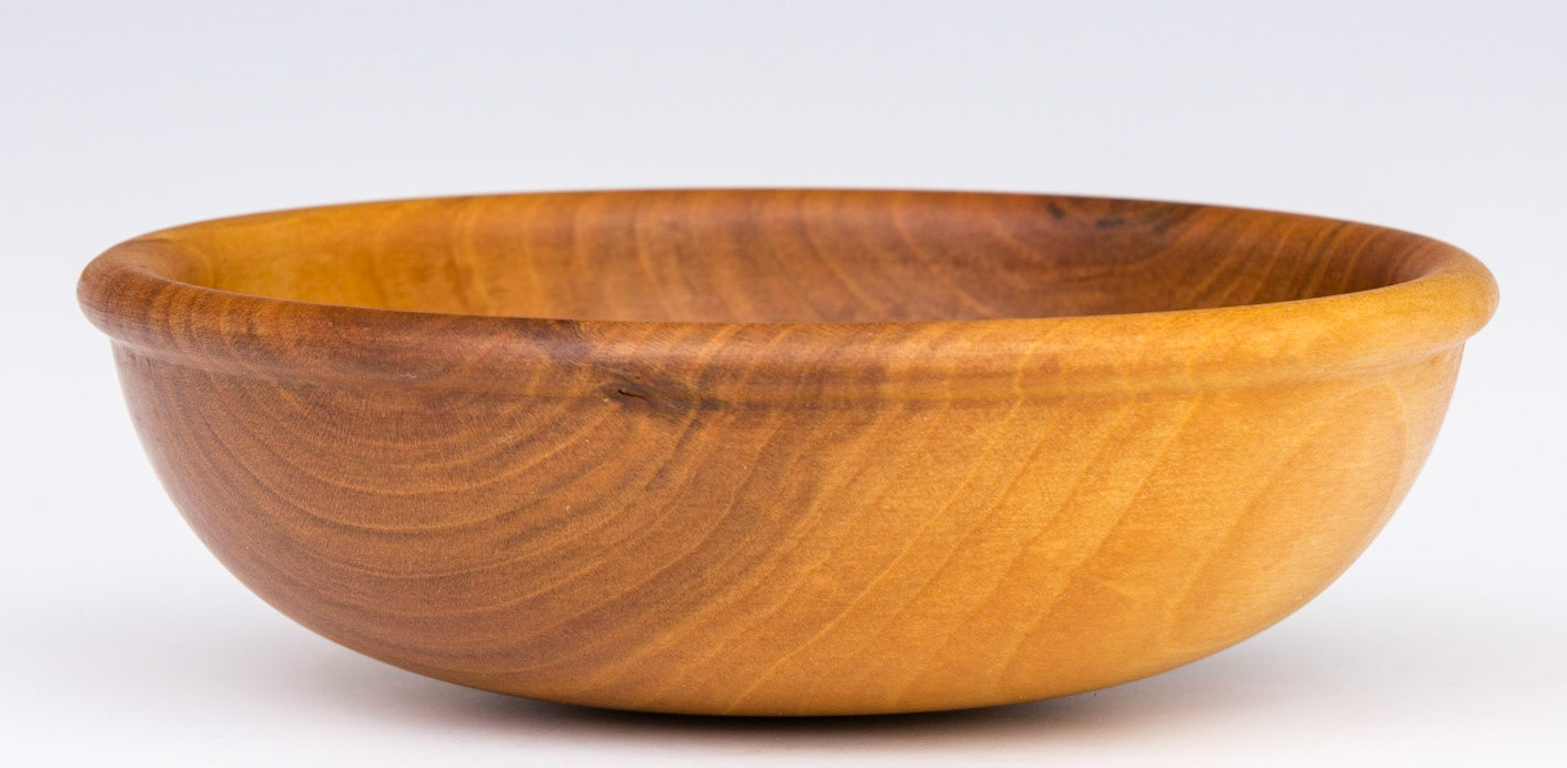 Cherry Round Bottom Bowl - Diameter: 5 inches, Height: 1 1/2 inches (A70)
