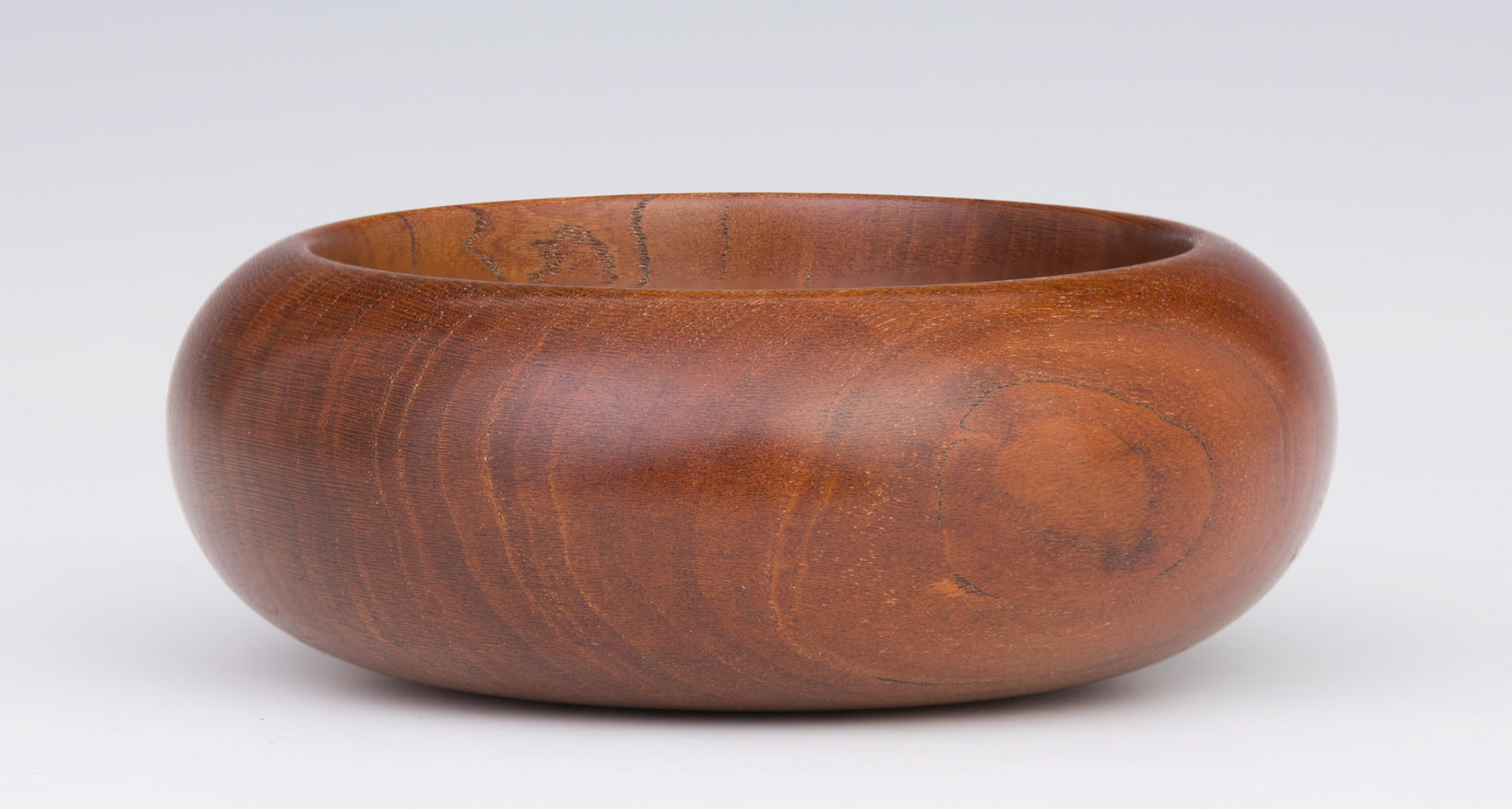 Walnut Round Bottom Bowl - Diameter: 4 inches, Height: 1.5 inches (A67)