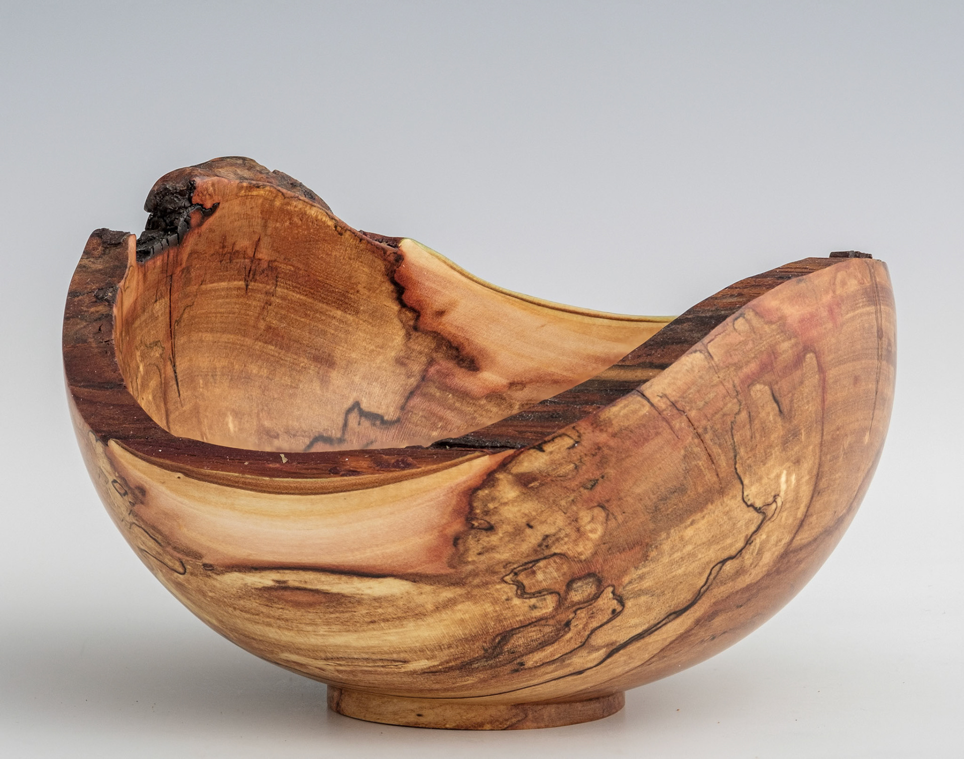 Madrone Natural Edge Bowl - Diameter: 5 5/8 inches, Height: 3 1/2 inches (E95)