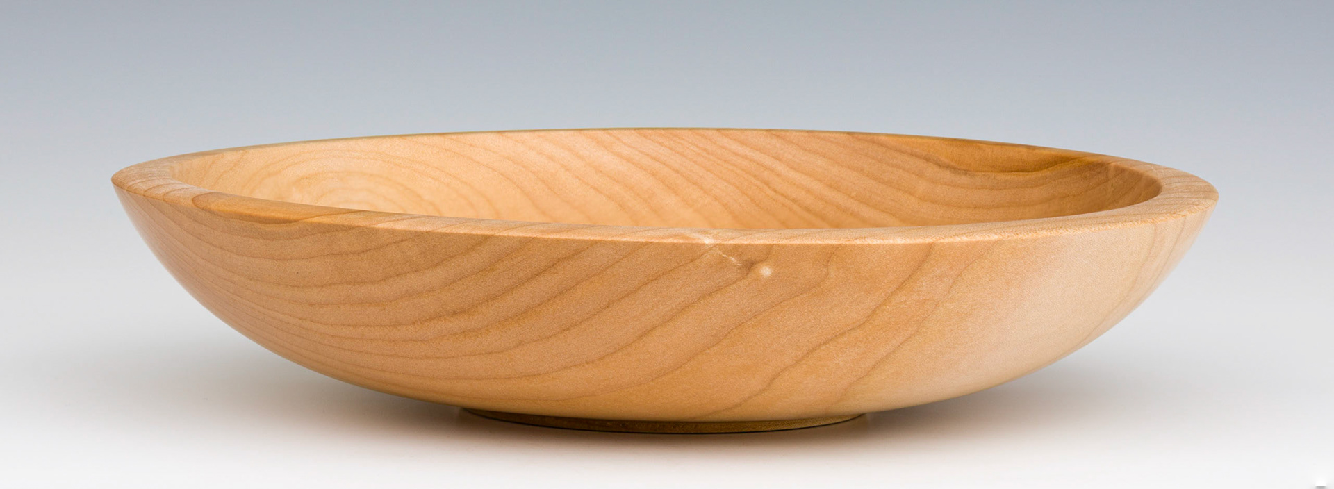 Maple Bowl - Diameter: 10 1/8 inches, Height: 2 1/8 inches (D22)