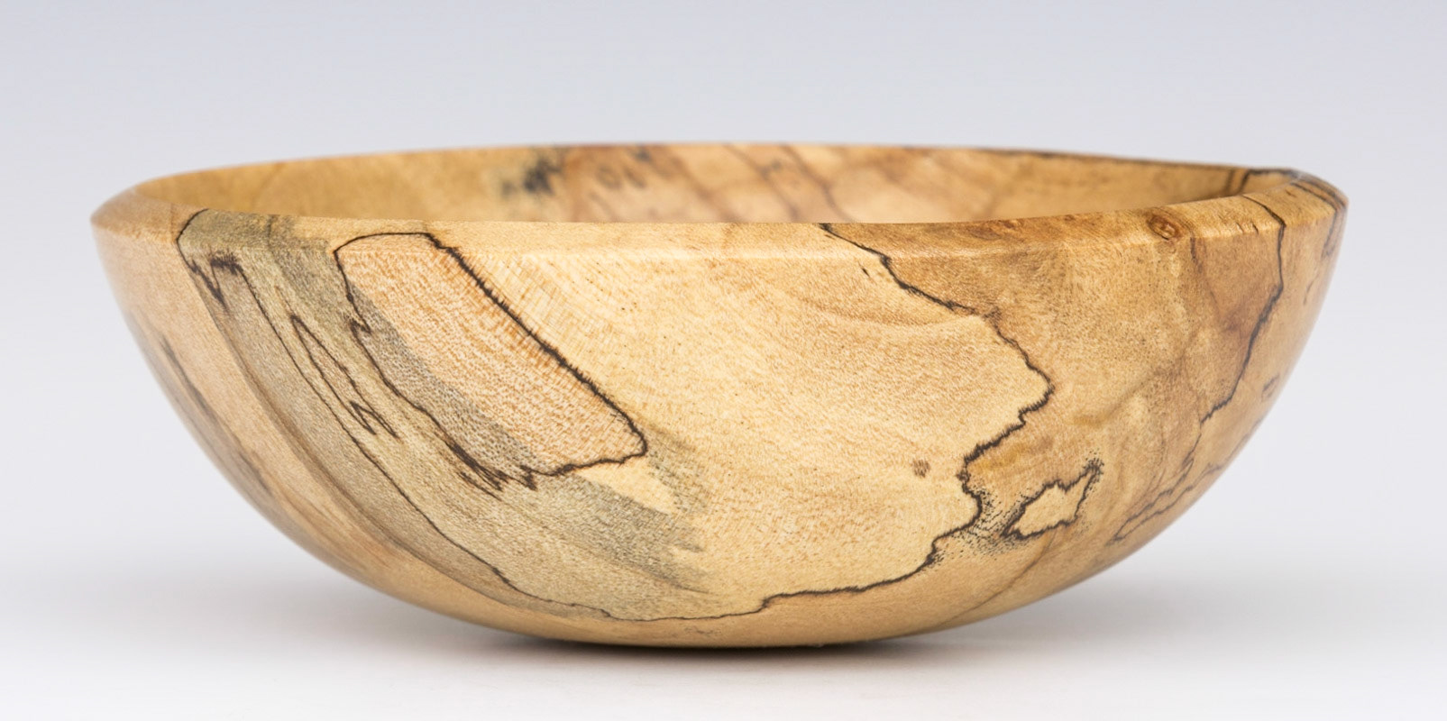 Maple Round Bottom Bowl - Diameter: 5 inches, Height: 1 5/8 inches (B58)