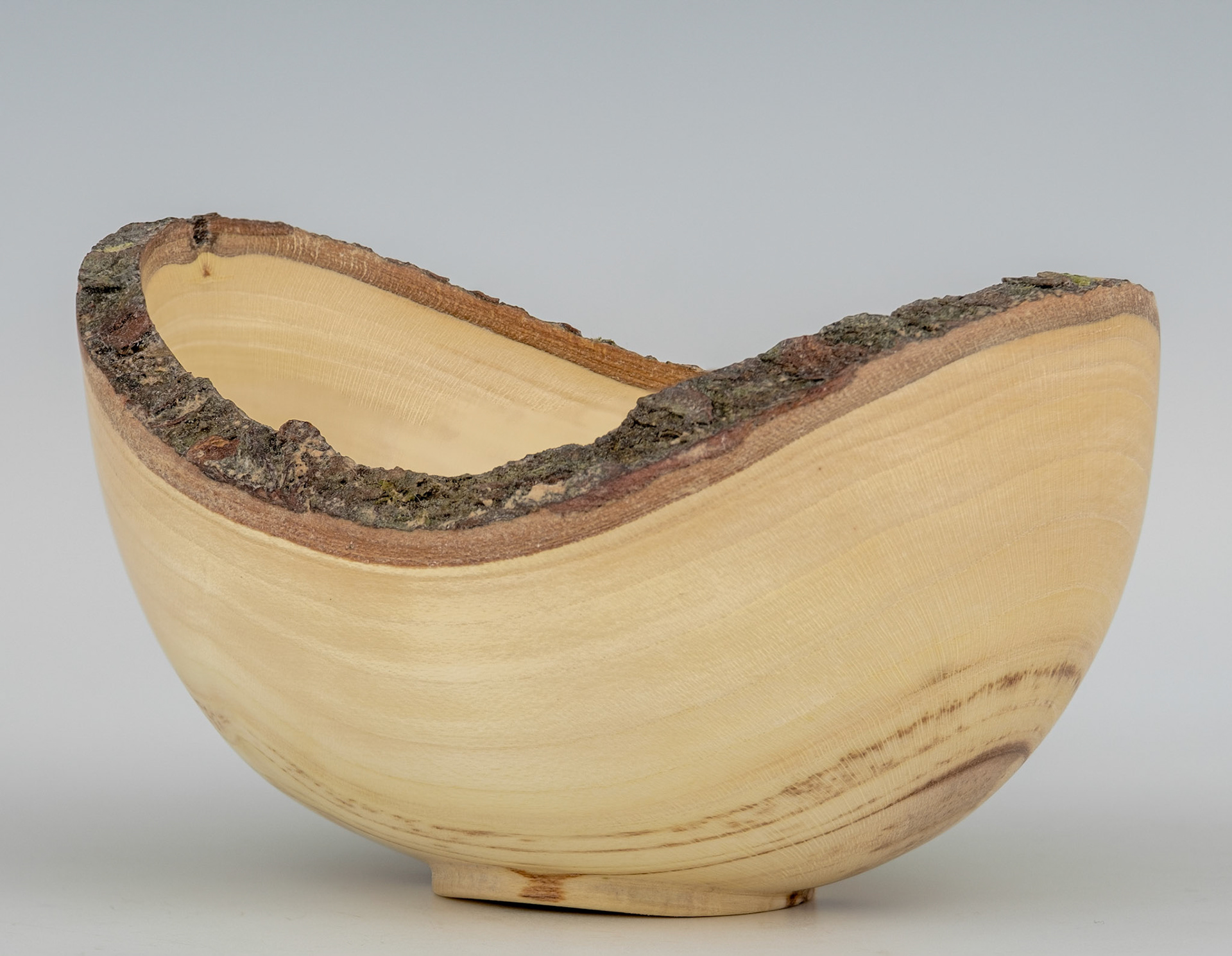Autumn Olive Natural Edge Bowl - Diameter: 3 7/8 Inches, Height: 2 1/4 inches (D71)