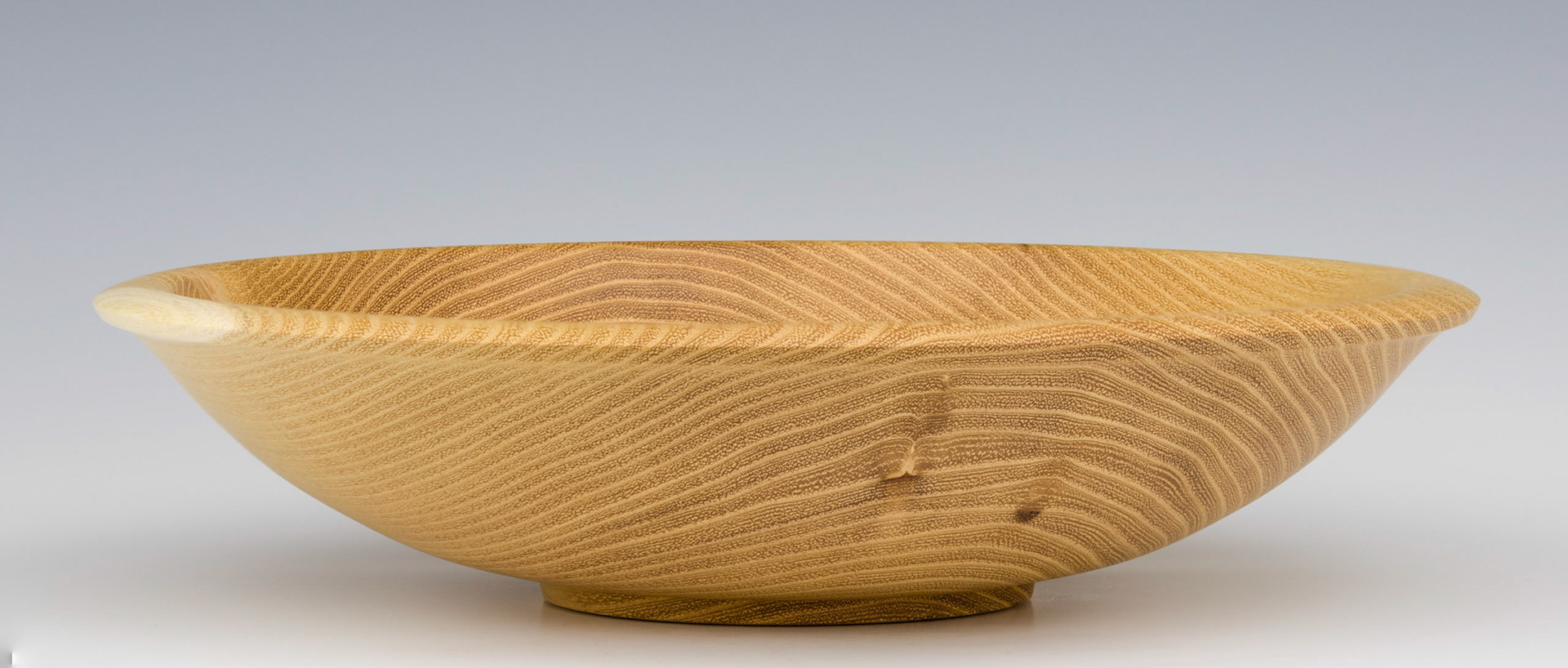 Black Locust Bowl - Diameter: 10 11/16 inches, Height: 2 7/16 inches (K34)