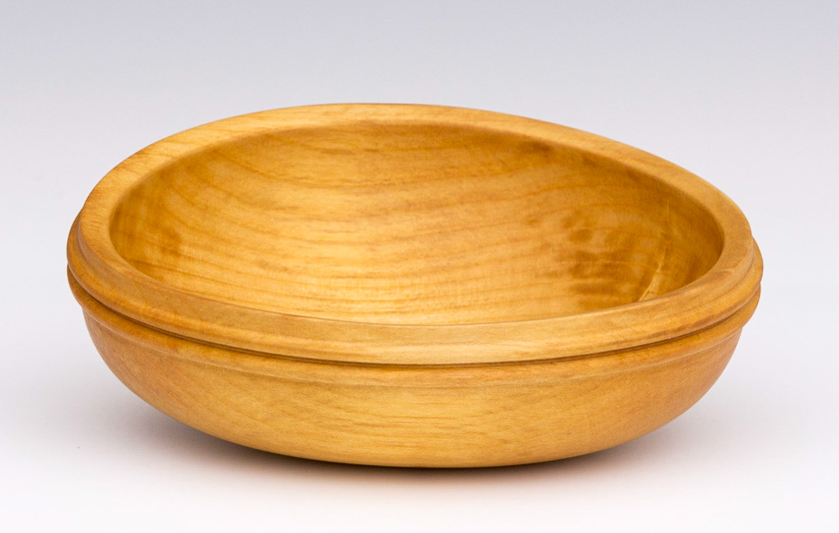 Plum Bowl - Diameter: 5 inches, Height: 1 1/2 inches (F113)