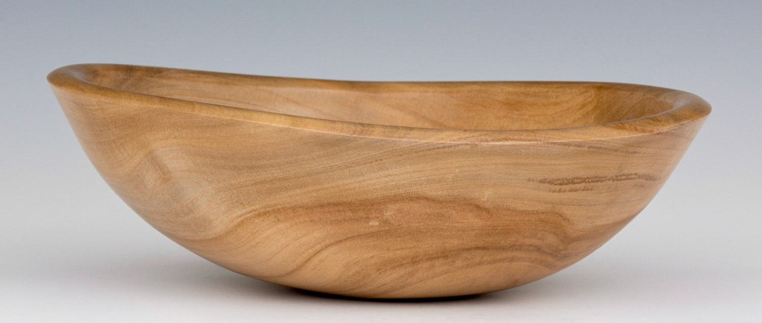 Madrone Round Bottom Bowl - Diameter: 7 9/16 inches, Height: 1 7/8 inches (A11)