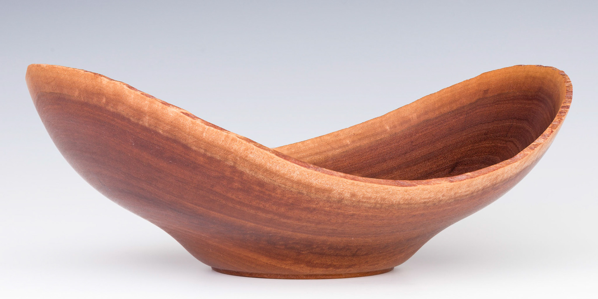 Iron Bark Eucalyptus Natural Edge Bowl - Diameter: 10 1/4 inches, Height: 4 inches (A83)
