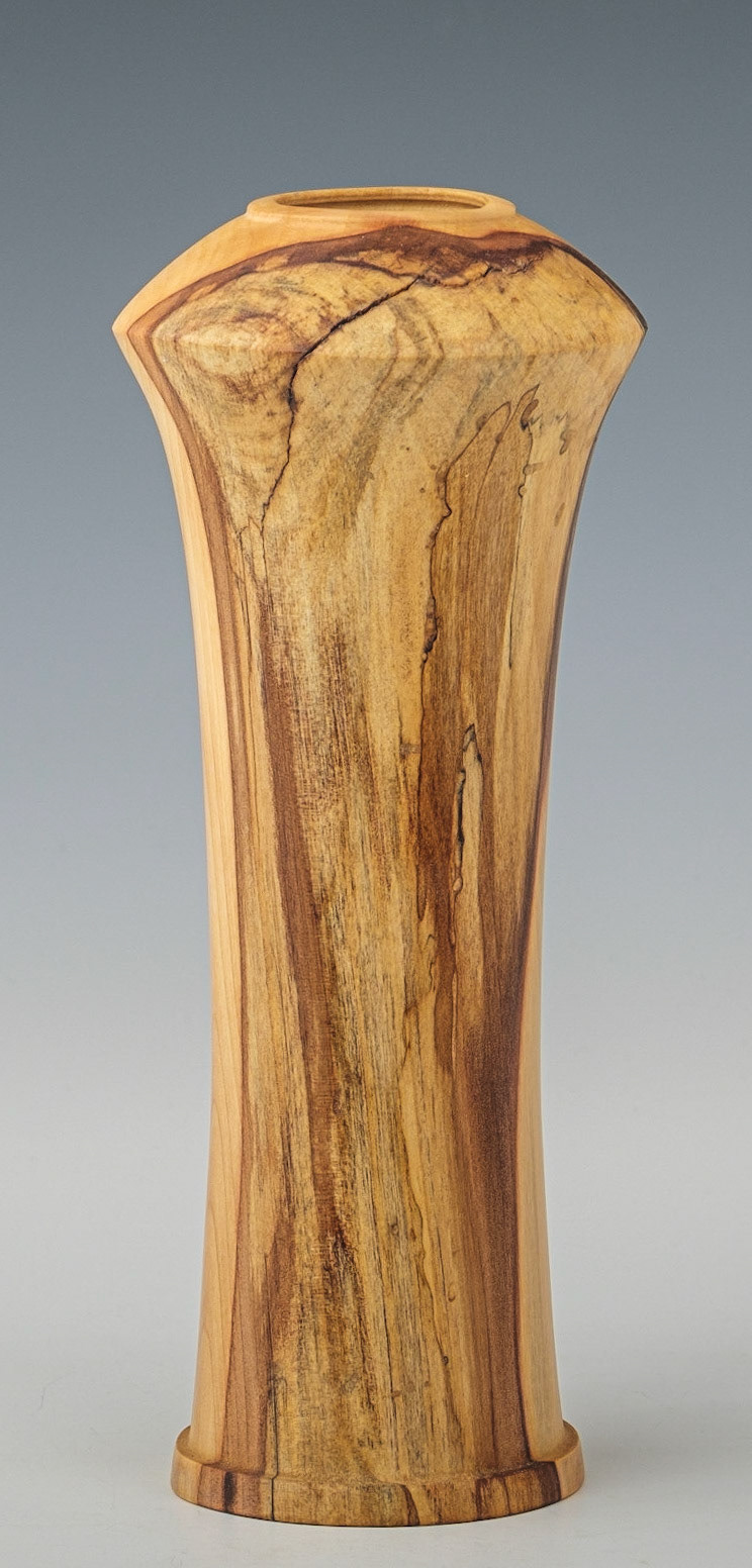 Madrone Hollow Form - Diameter: 3 1/4 inches, Height: 7 3/4 inches (E112)