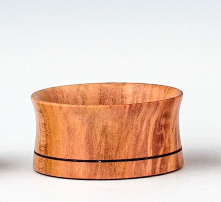 Plum Vessel - Diameter: 2 5/16 inches, Height: 1 inch (J108)