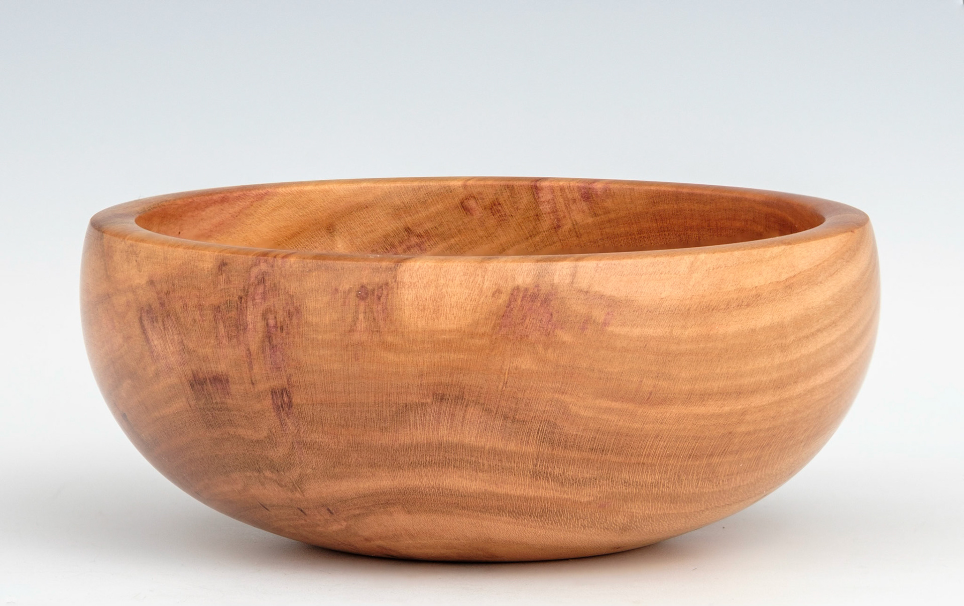 Plum Round Bottom Bowl - Diameter: 4 5/8 inches, Height: 1 13/16 inches (F153)