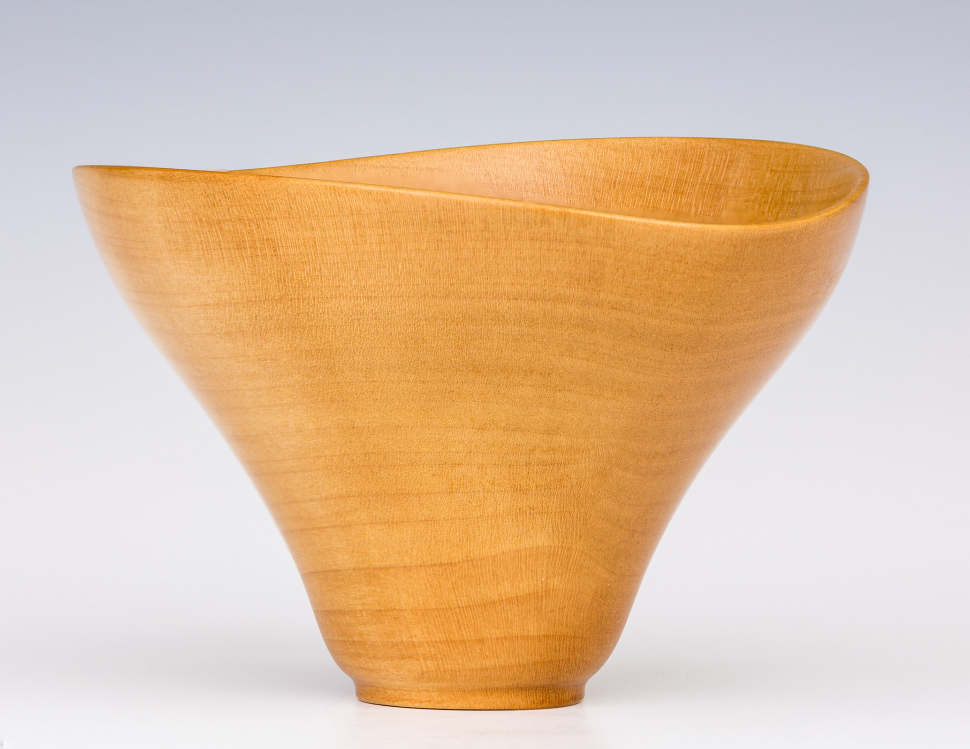 Madrone Vessel - Diameter: 3 11/16 to 4 7/16 inches, Height: 2 3/4 inches (B63)