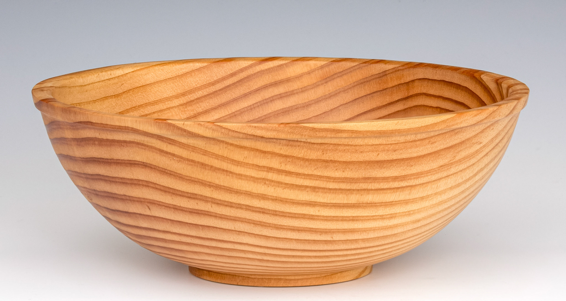 Douglas Fir Bowl - Diameter: 9 inches, Height: 3 3/8 inches (D6)