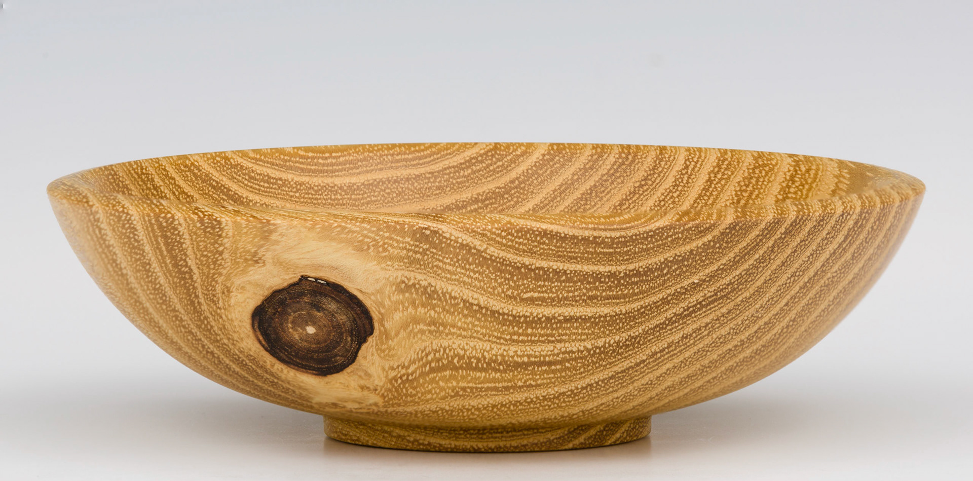 Black Locust Bowl - Diameter: 5 inches, Height: 1 3/8 inches (K42)