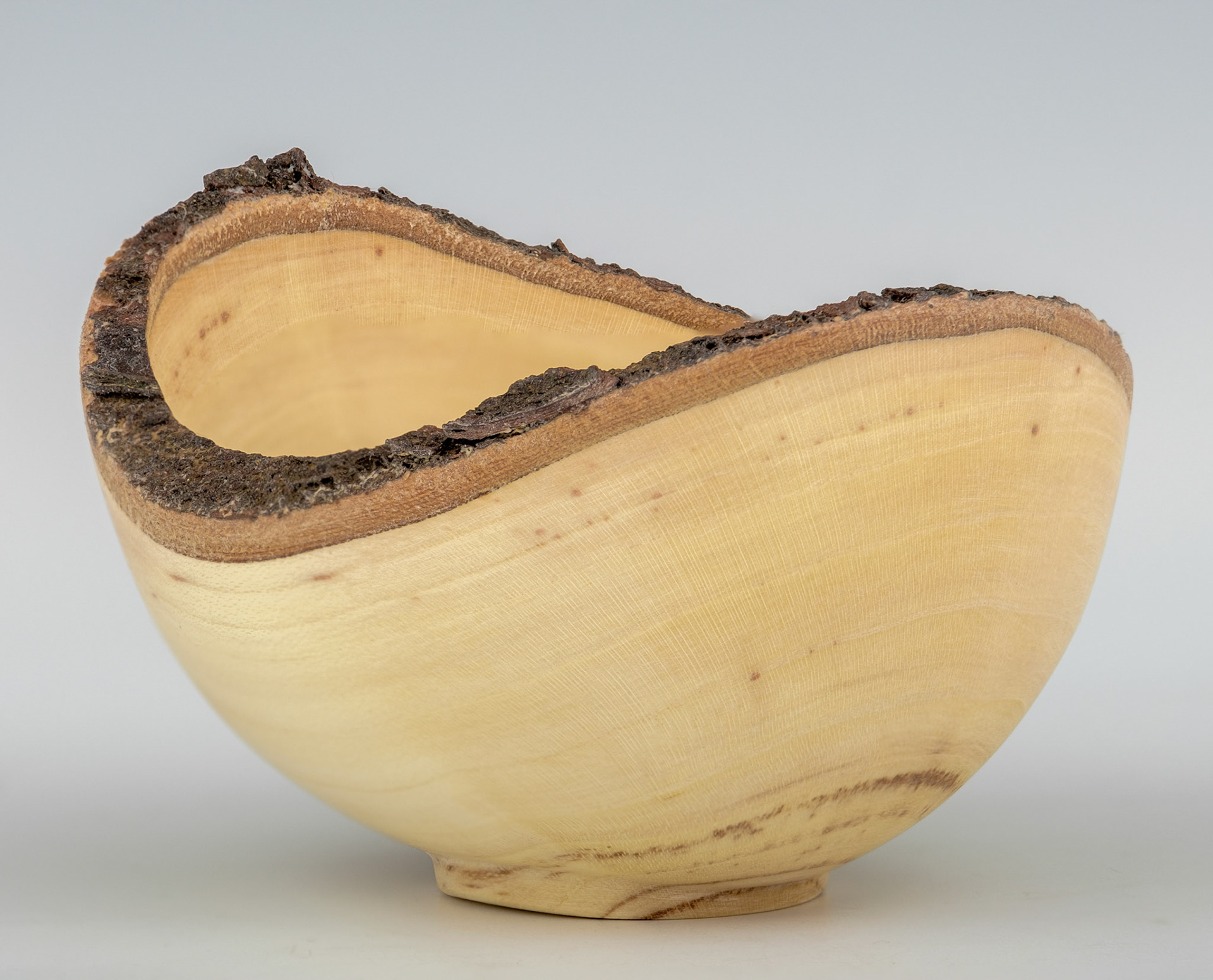 Autumn Olive Natural Edge Bowl - Diameter: 3 3/4 Inches, Height: 2 1/4 inches (D70)