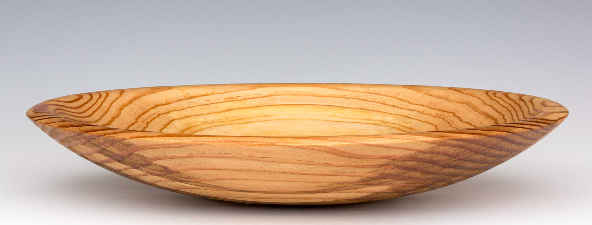 Douglas Fir Round Bottom Bowl - Diameter: 11 1/8 inches, Height: 1 7/8 inches (D9)