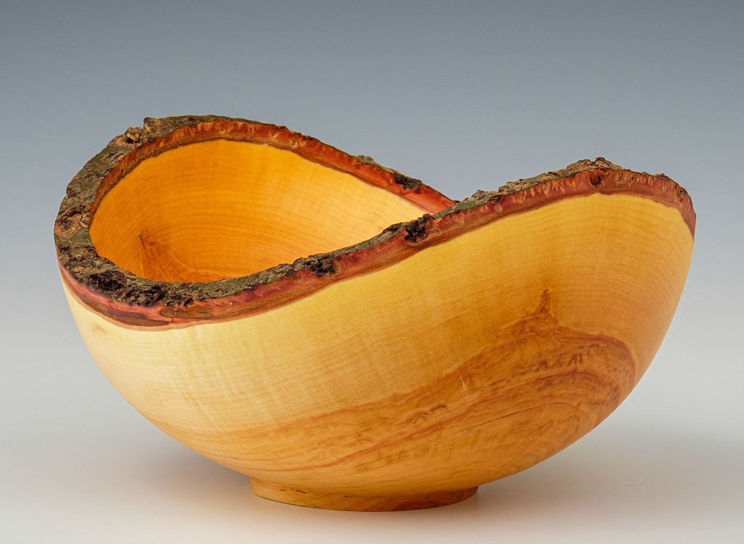 Willow Natural Edge Bowl - Diameter: 9 1/4 inches, Height: 5 inch (B140)