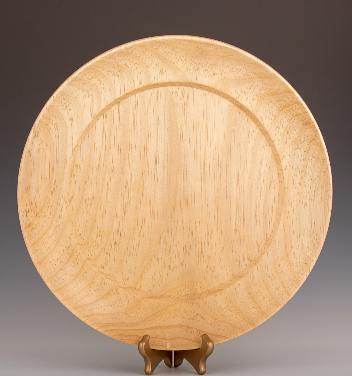 Pine Platter - Diameter: 15 3/4 inches, Height: 2 inches (G81)