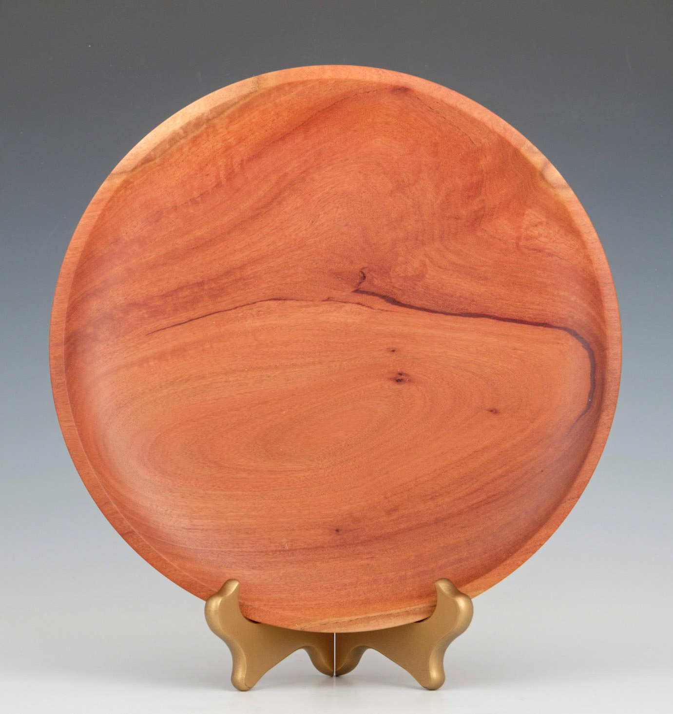 Iron Bark Eucalyptus Platter - Diameter: 10 1/2 inches, Height: 1 inch (D49)