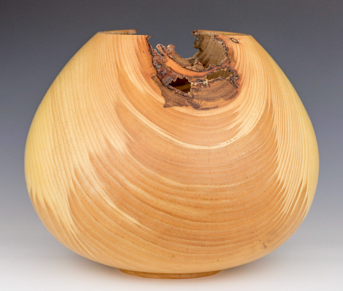 Pine Hollow Form - Diameter: 12 5/8 inches, Height: 10 inches (G25)