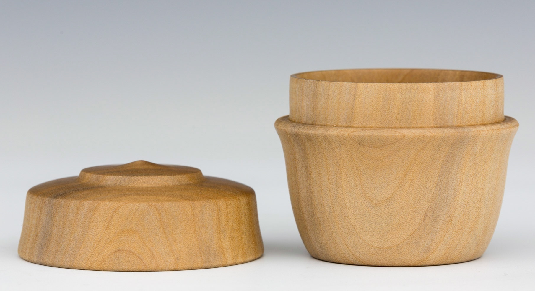 Madrone Lidded Box - Diameter: 2 inches, Height: 1 7/8 inches  (E2)