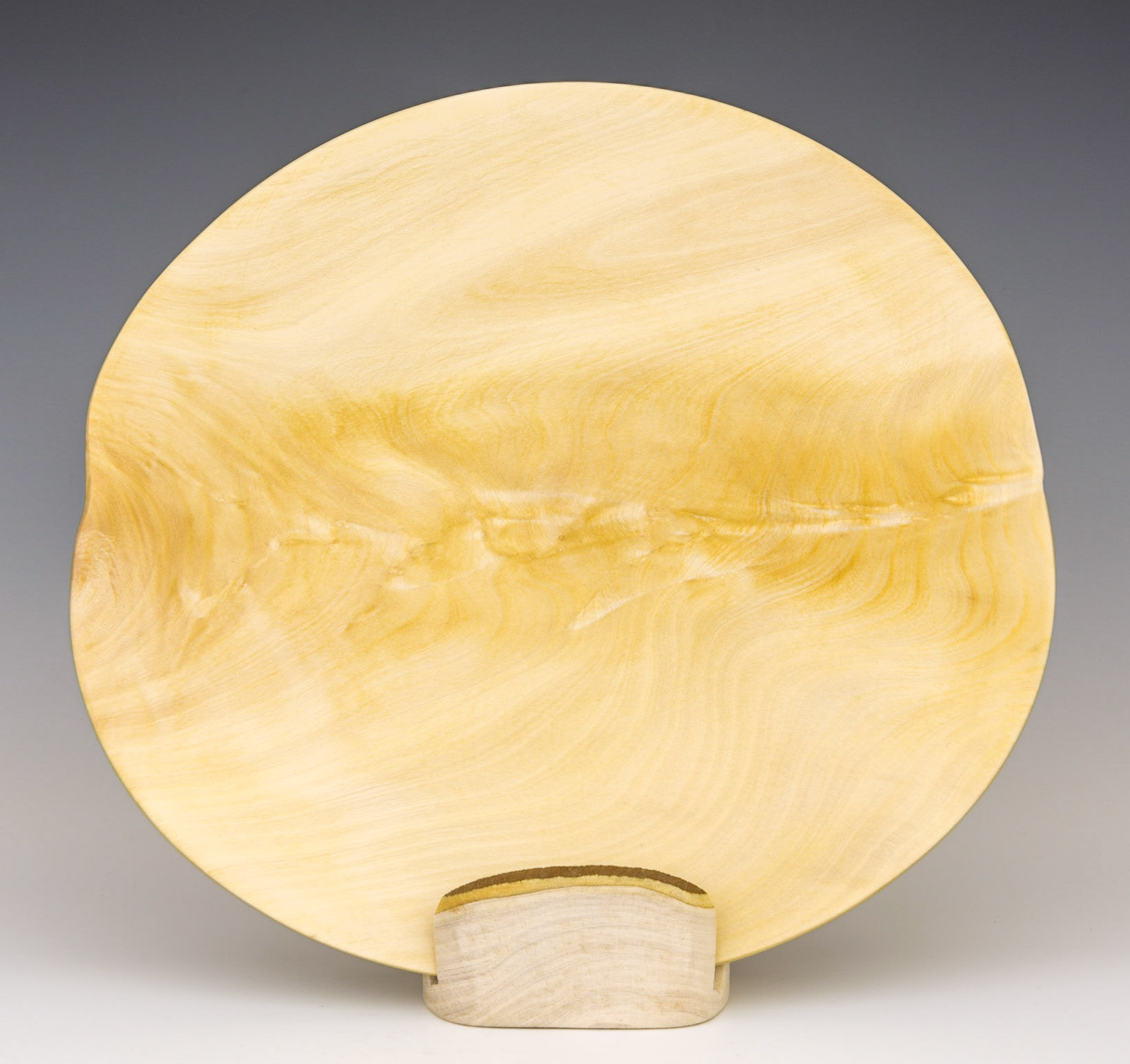 Madrone Platter (Warped) - Diameter: 9 1/2 inches, Height: 1 1/4 inches (C93)