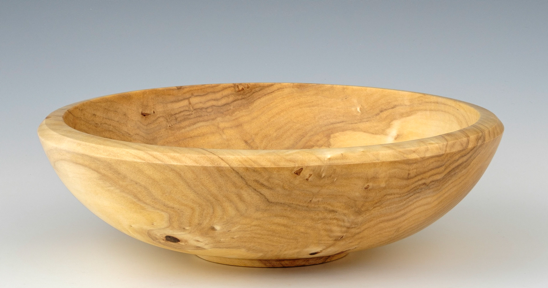Lombardy Poplar Bowl - Diameter: 11 1/4 inches, Height: 3 3/8 inches (G85)