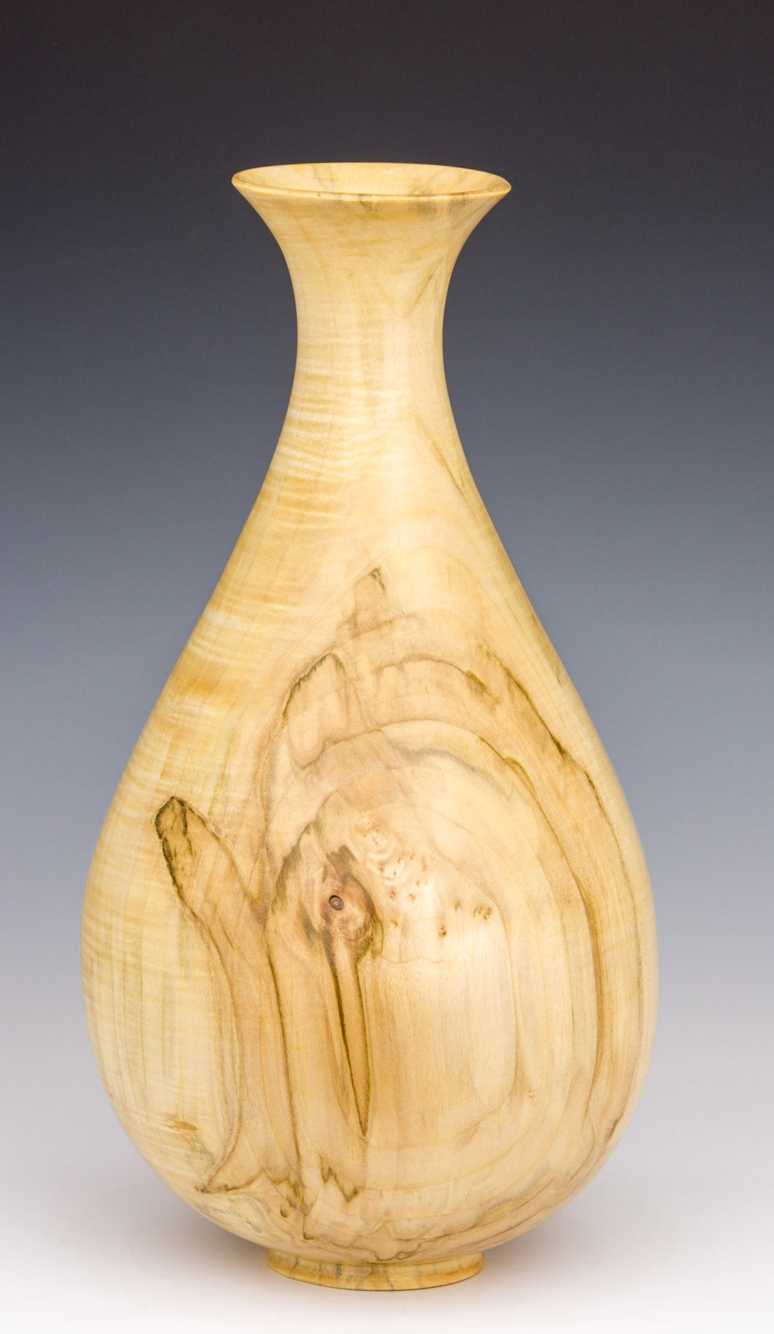 Maple Hollow Form - Diameter: 6 3/8 inches, Height: 11 3/4 inches (B10)