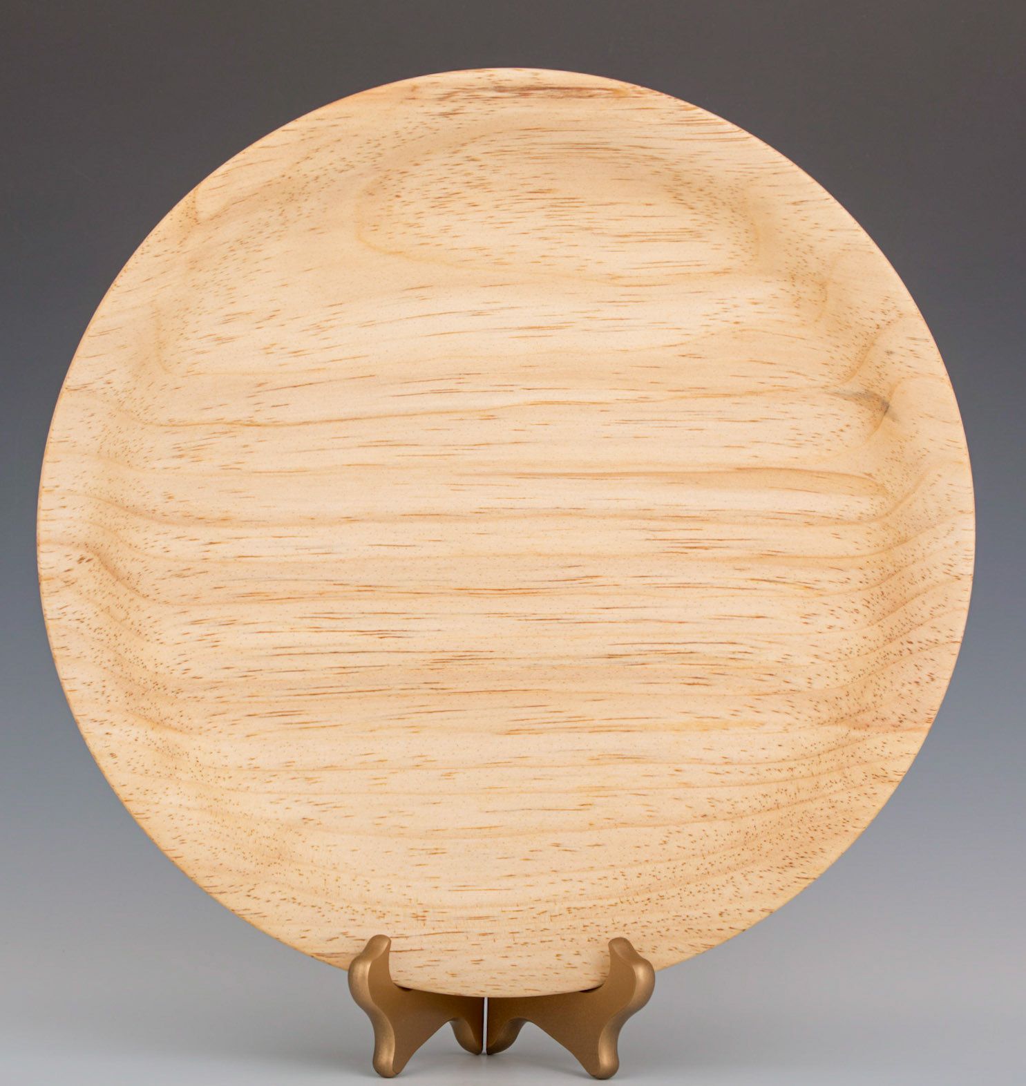 Pine Platter - Diameter: 13 1/4 inches, Height: 1 5/8 inches (G65)