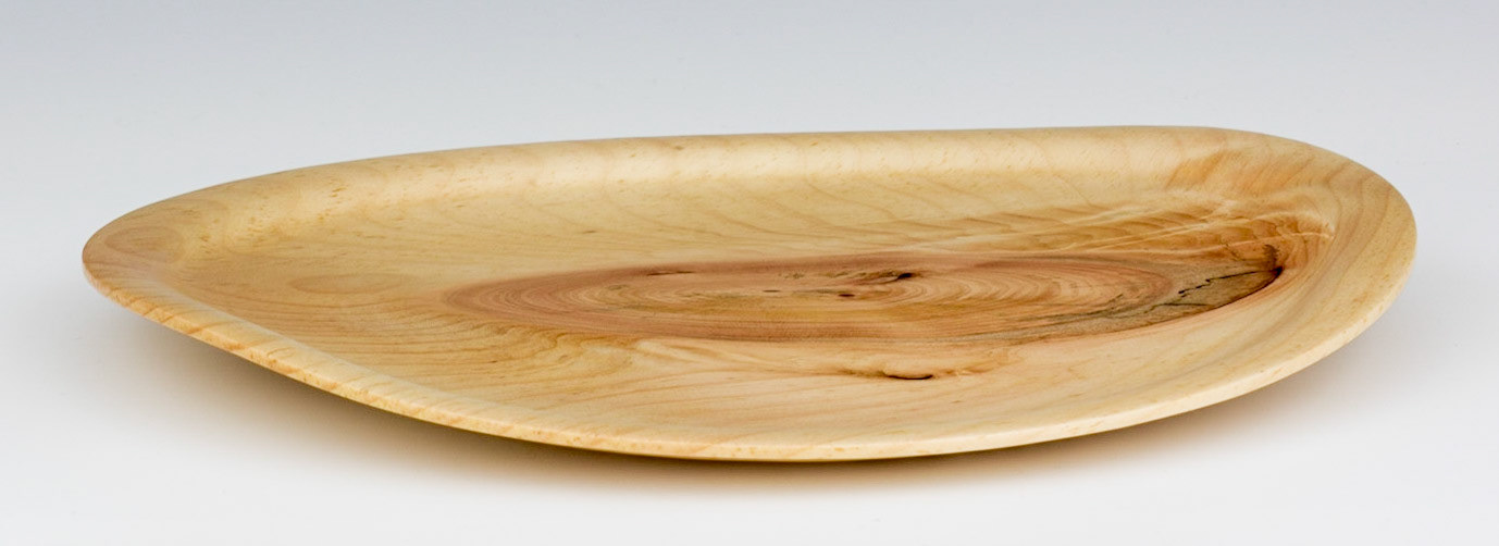 Pine Platter - Diameter: 10 inches, Height: 3/4 inch (G1)