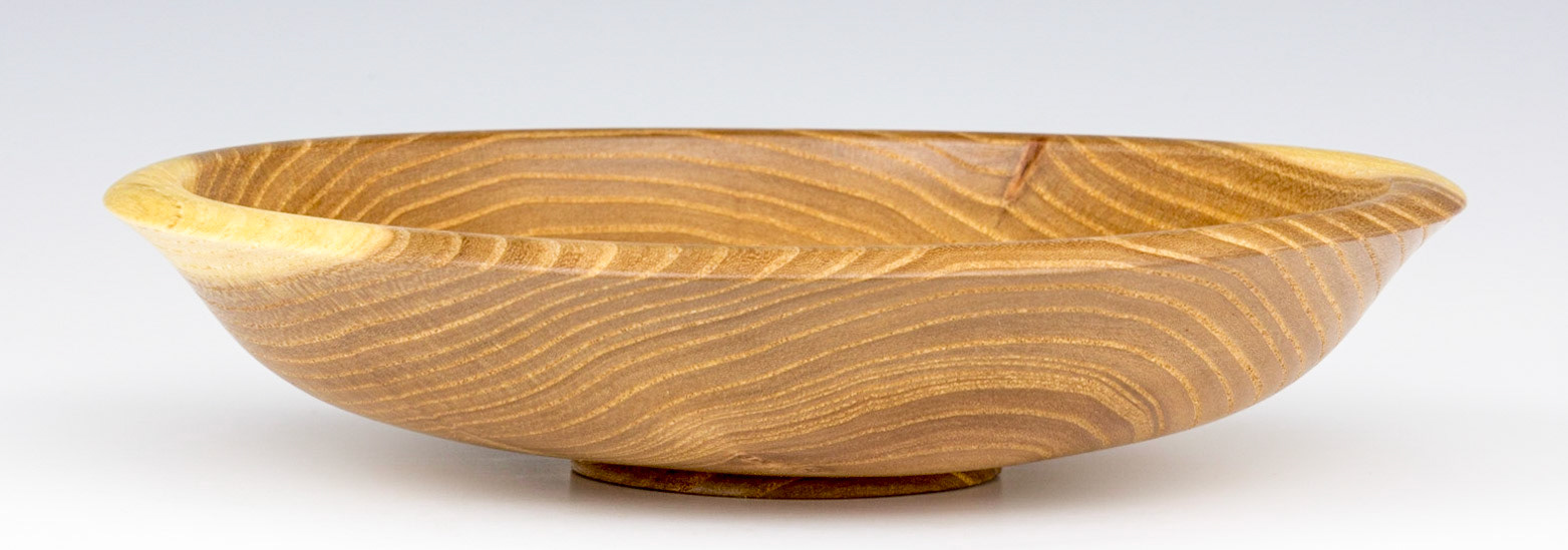 Elm Bowl - Diameter: 7 9/16 inches, Height: 1 11/16 (inches C28)