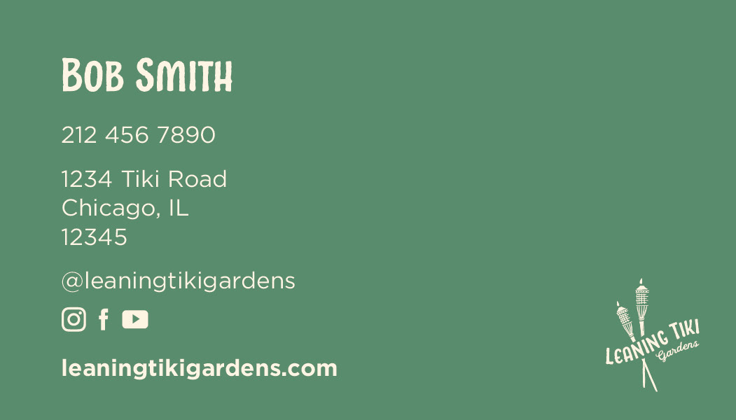 Business Card (front)