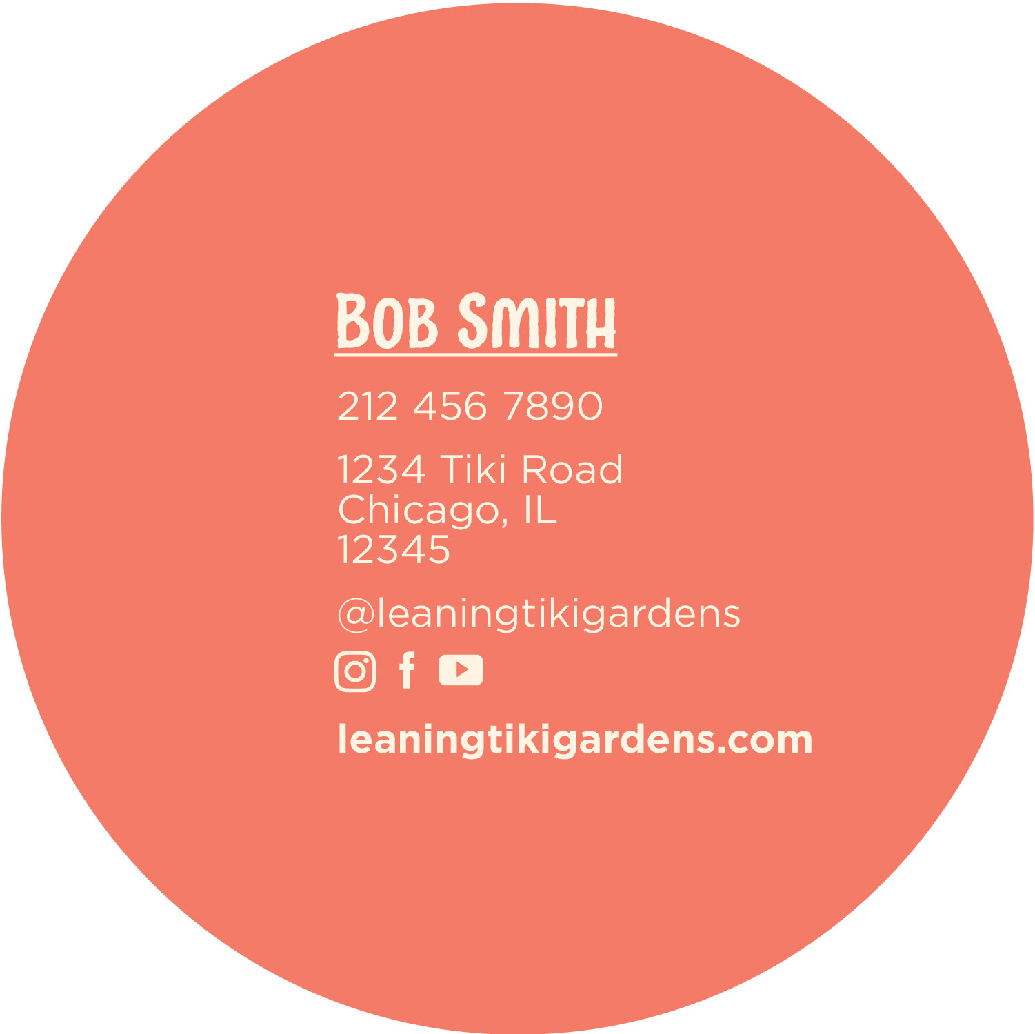 Business Card (back)