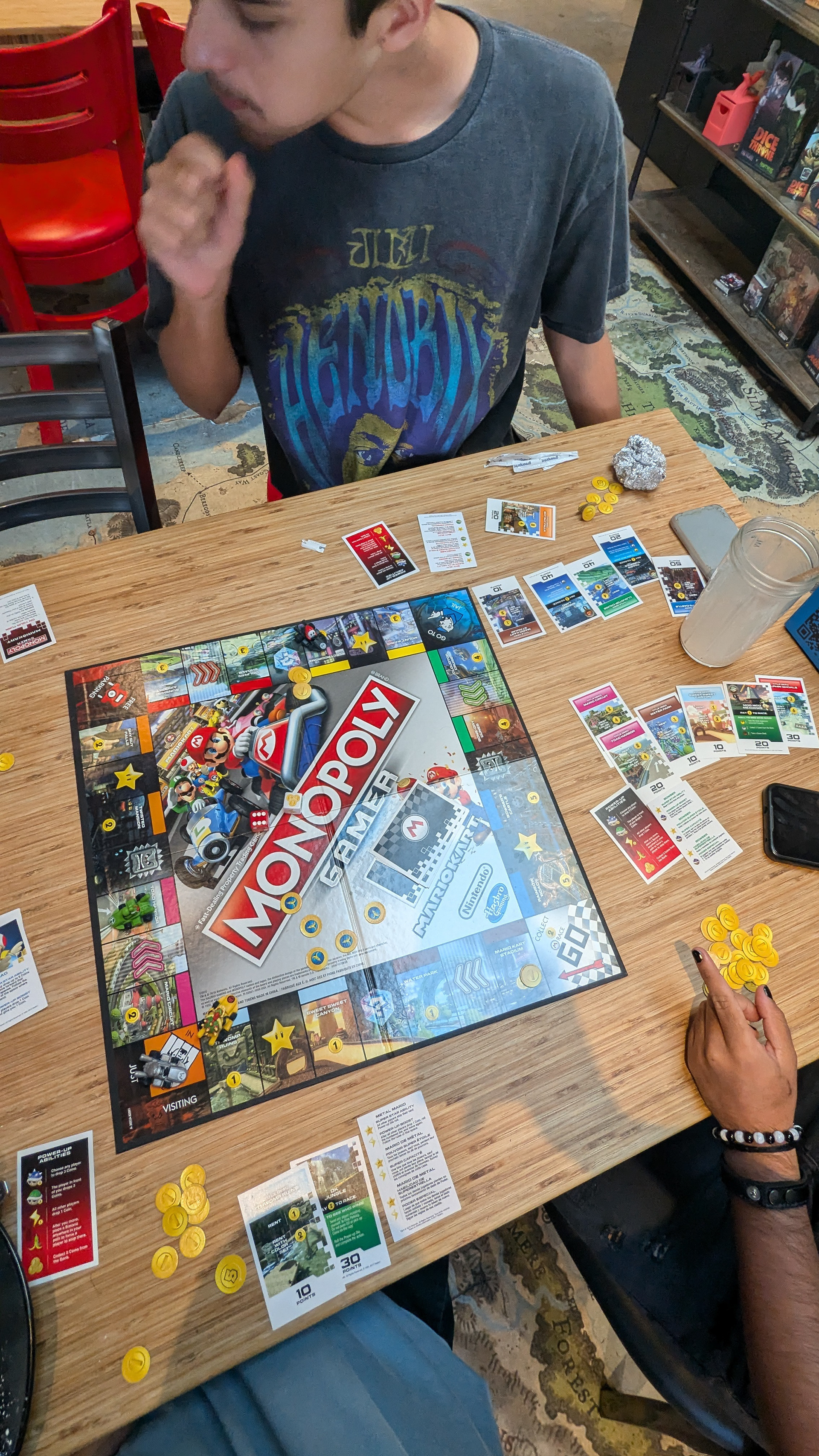 Board games and friends always leads to a great time.
