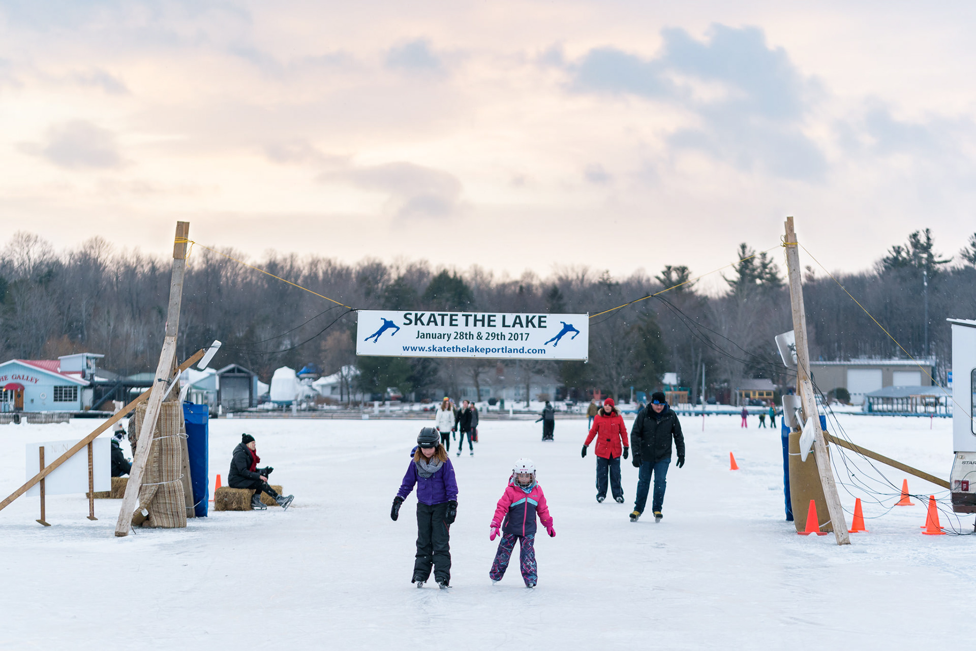 Public skating underway