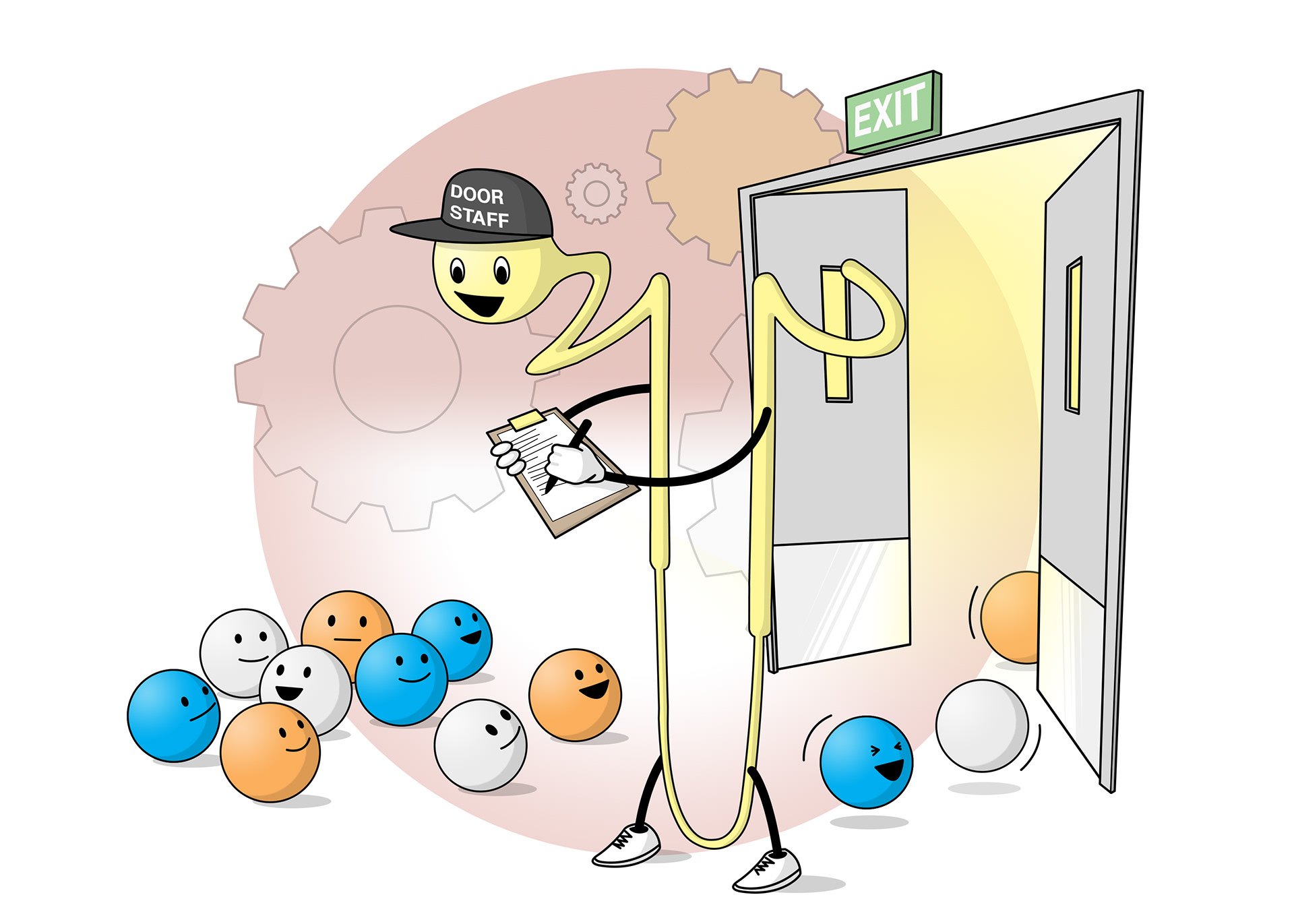 The nephrons control how much water, sugar & salt the body loses