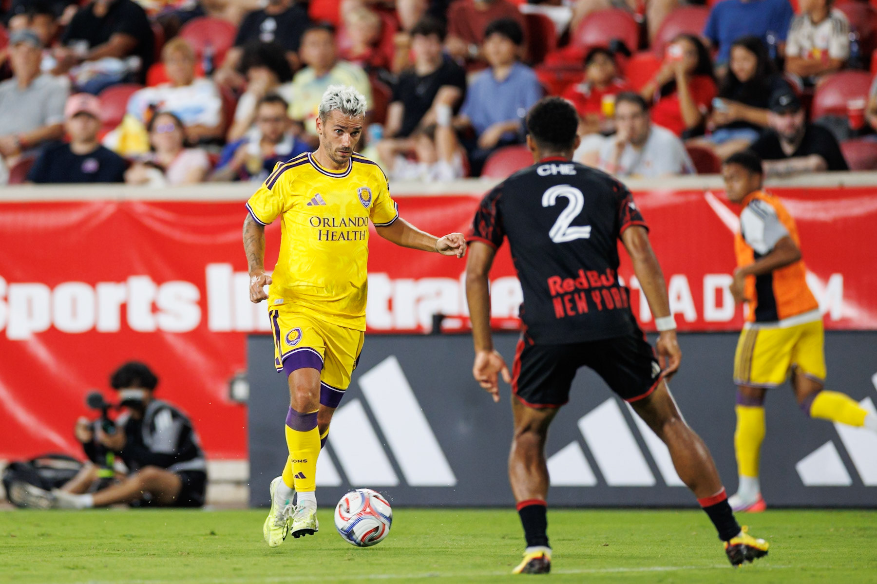 Antoine Griezmann during match action for Orlando City SC.