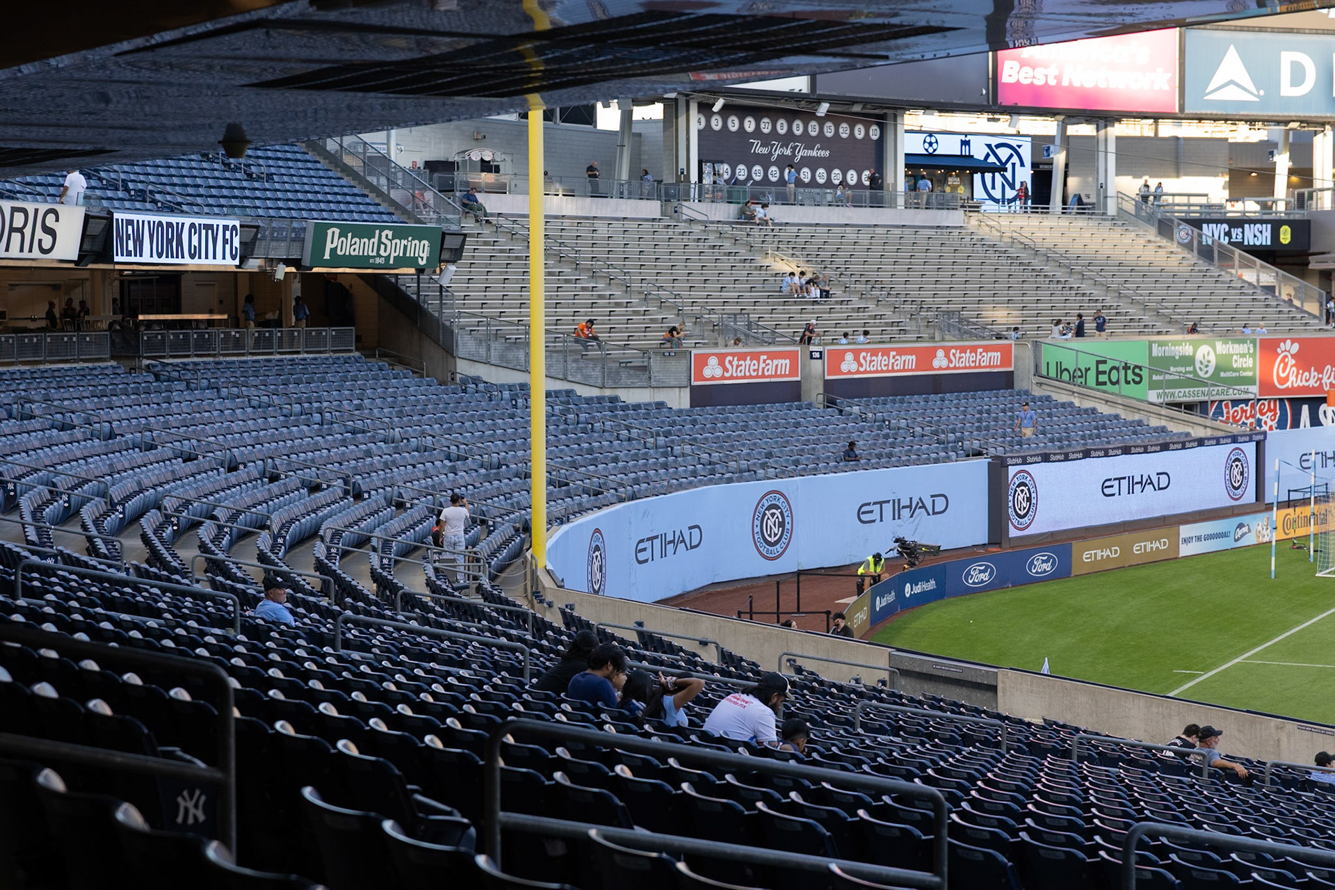 Yankee Stadium before NYCFC vs Nashville SC.