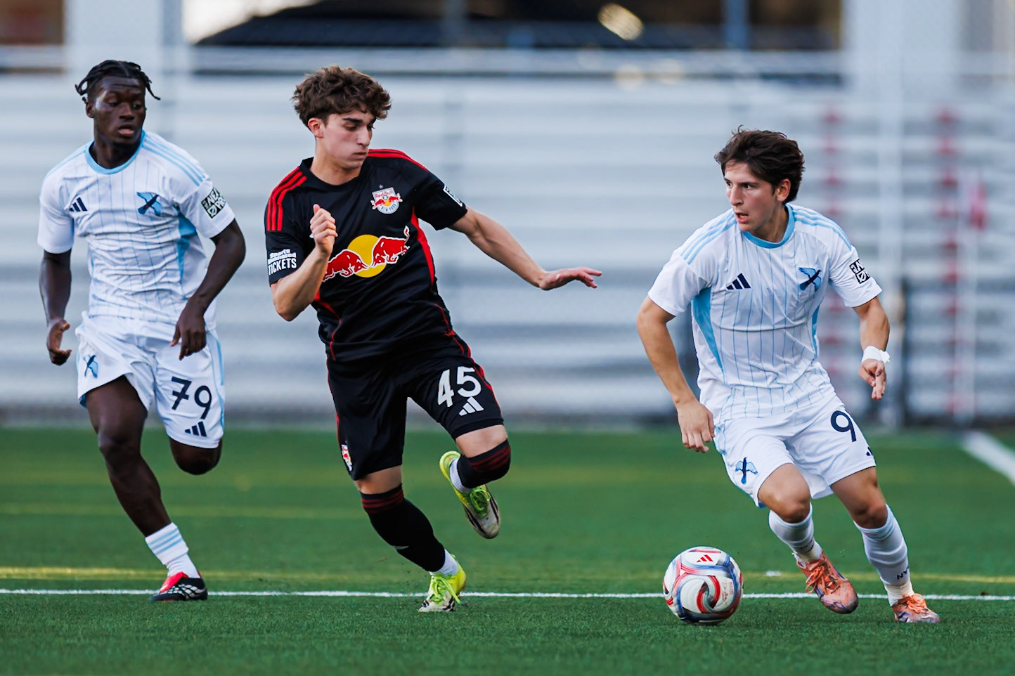 David Duque of NYCFC II in possession