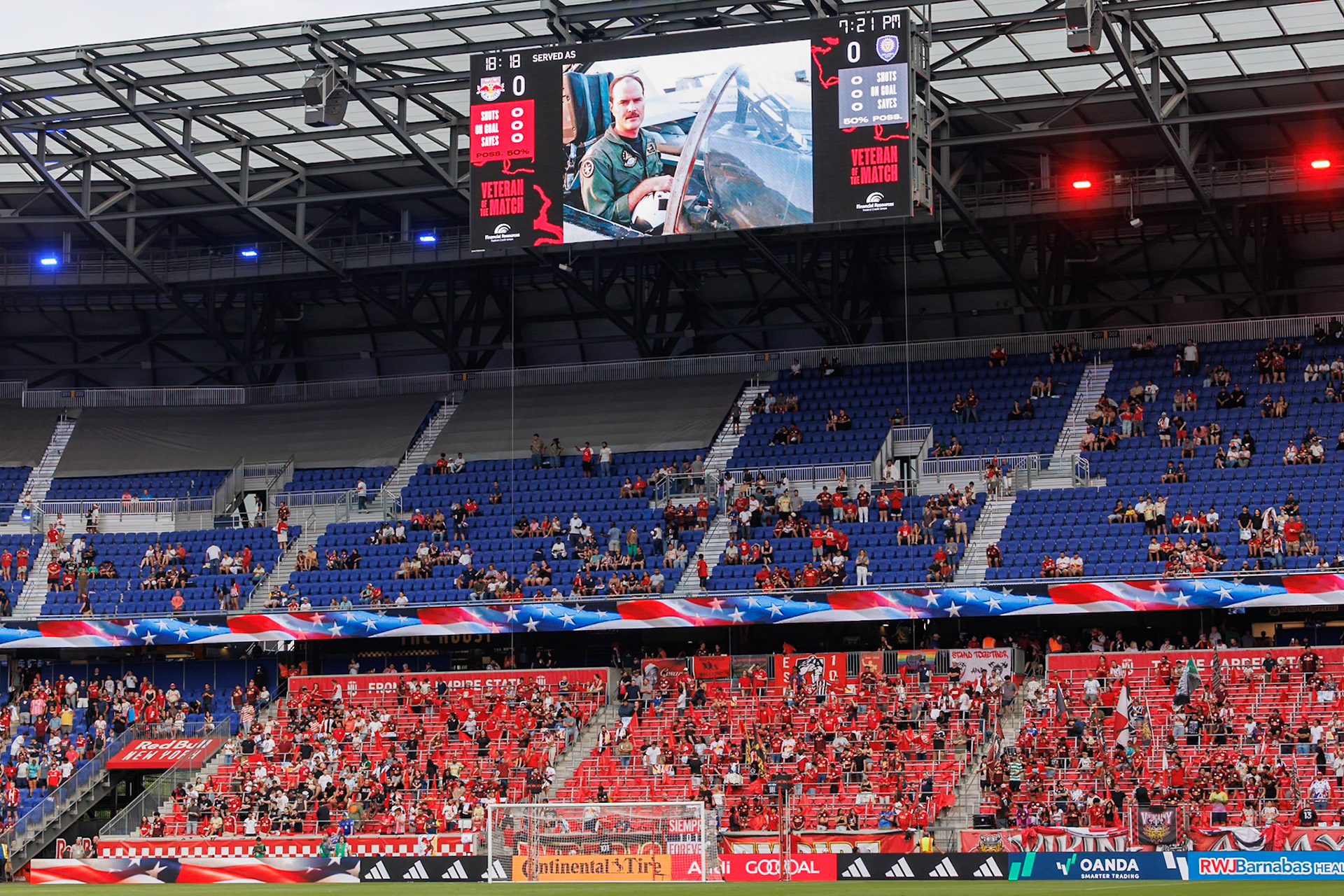 Sports Illustrated Stadium before New York Red Bulls vs Orlando City SC.