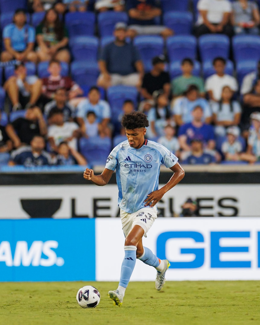 Max Murray during New York City FC’s Leagues Cup match against Club Necaxa.