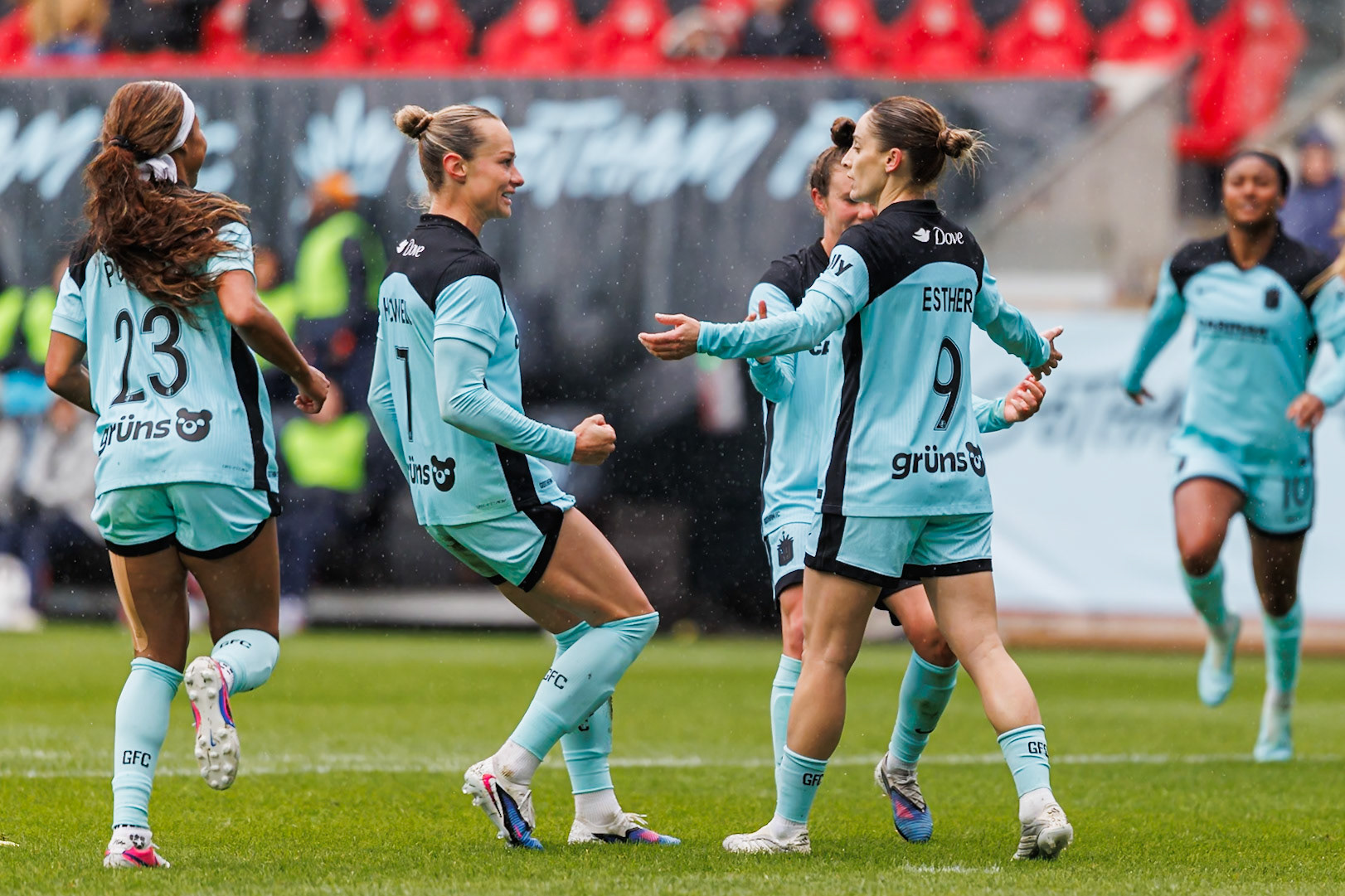 Gotham FC goal celebration