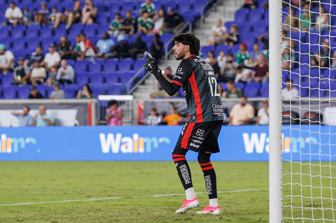 Luis Jiménez during Club Necaxa’s Leagues Cup match against New York City FC.