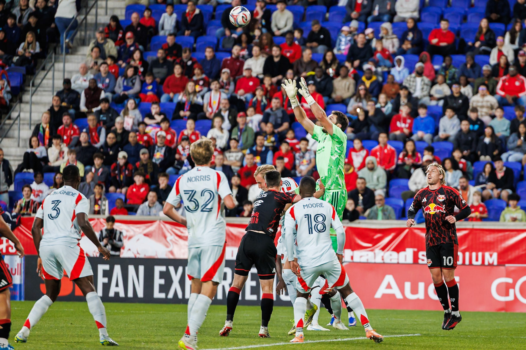 Michael Collodi makes a save for FC Dallas.