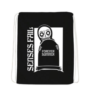 "Forever Summer" on drawstring bag