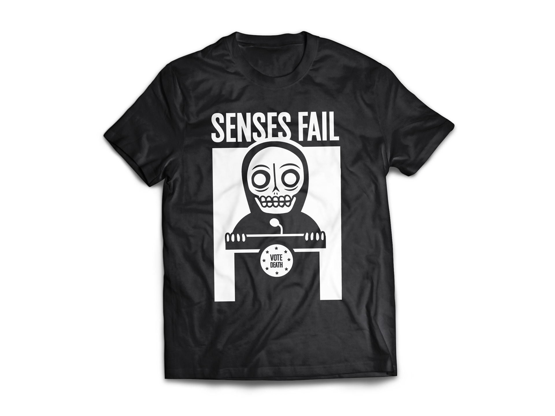 "Podium" design on short sleeve shirt