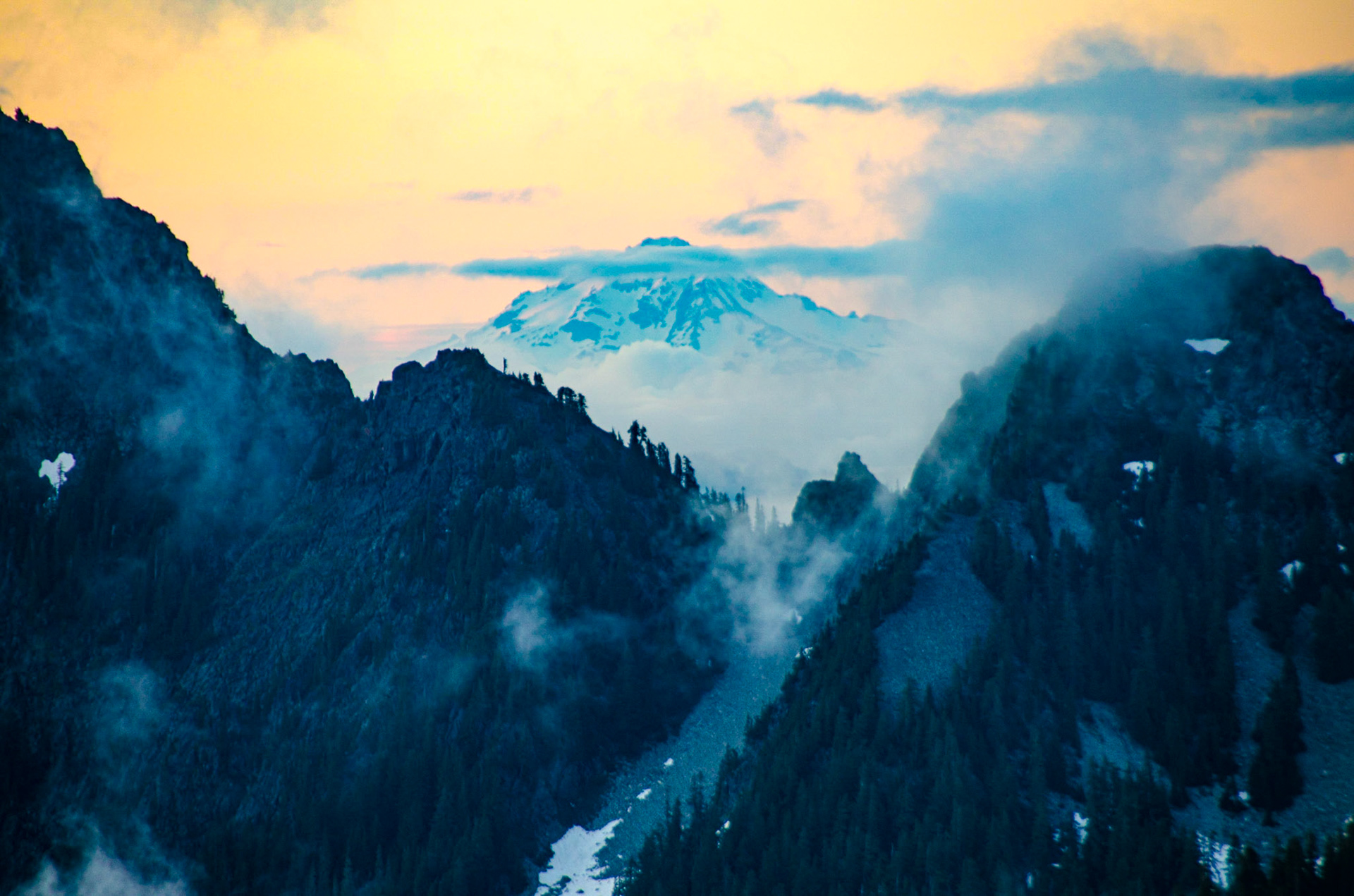 Glacier Peak From Granite Mt.