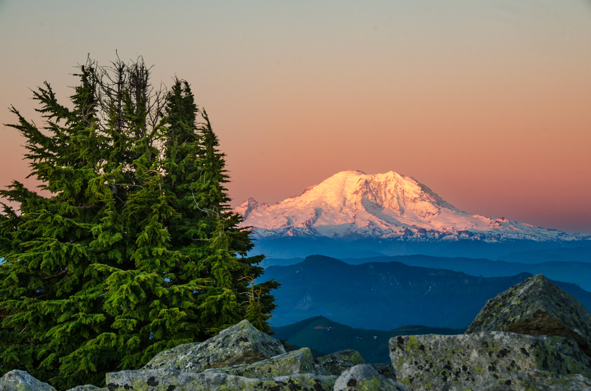 Mt. Rainier From Granite Mt.