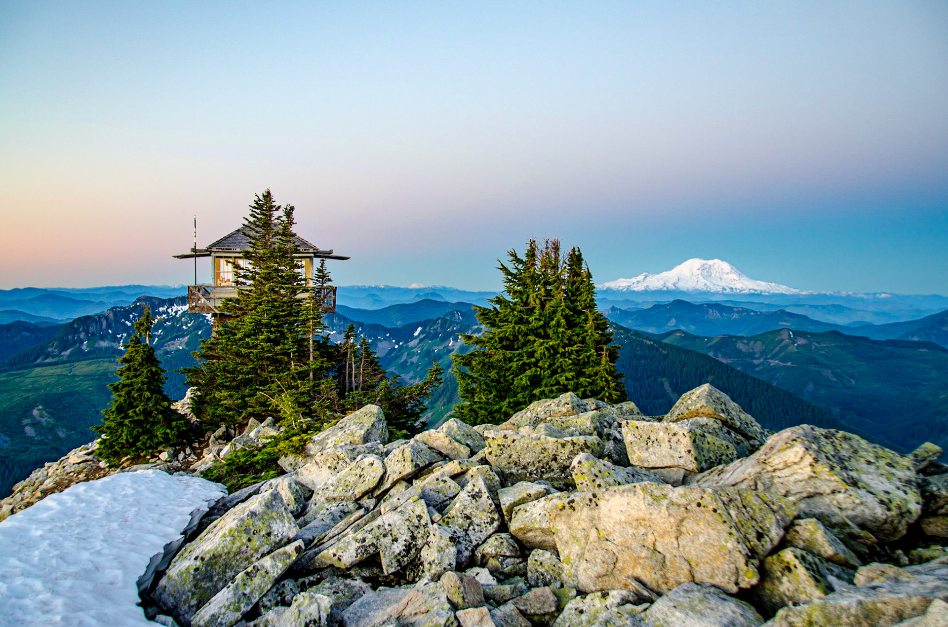 Morning Glow at Granite Mt.