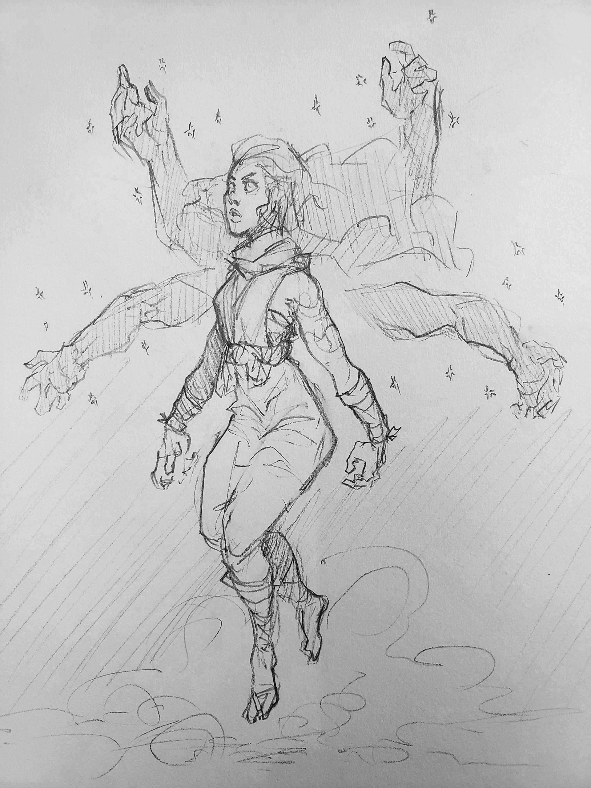 Personal D&D character sketch